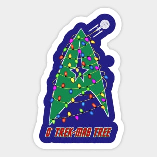 O' Trek-Mas Tree Sticker